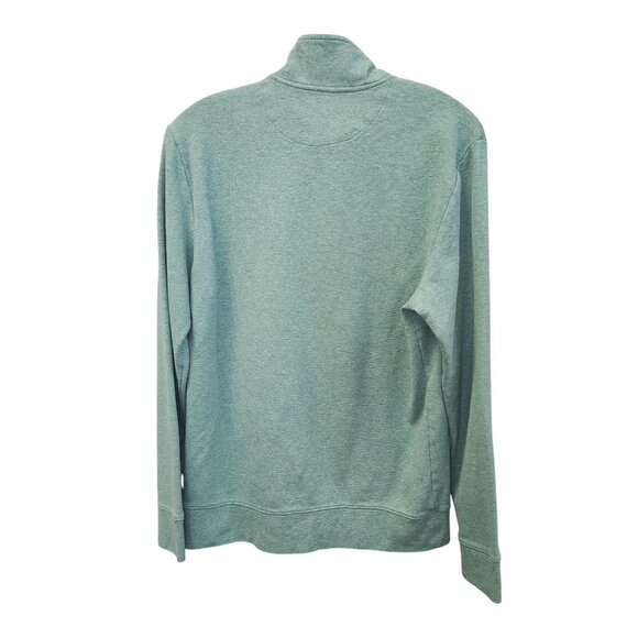 Vineyard Vines Mens Green Performance 1/4 Zip Pullover Sweatshirt S 2555 - Picture 2 of 9